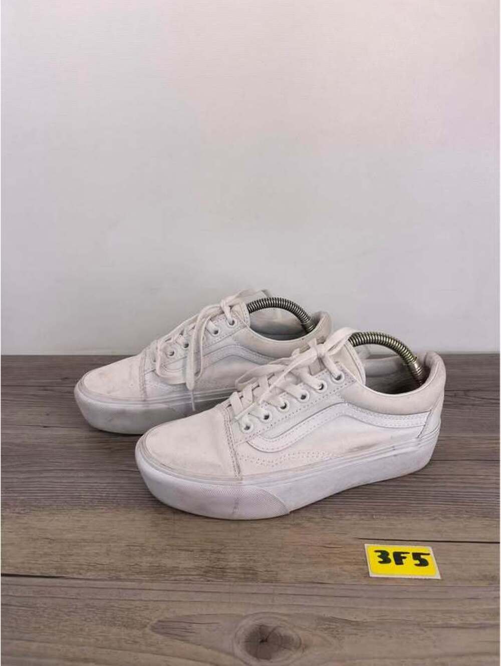 Vans Old Skool Platform White Sneakers